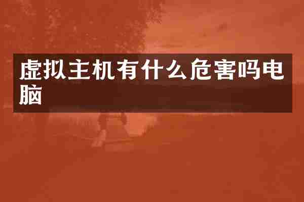 虚拟主机有什么危害吗电脑
