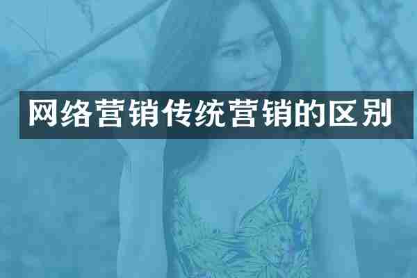 网络营销传统营销的区别