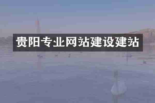 贵阳专业网站建设建站