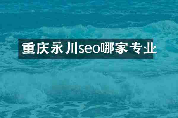 重庆永川seo哪家专业