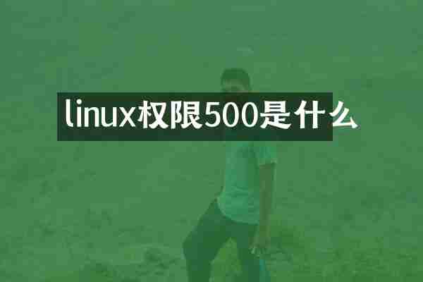 linux权限500是什么