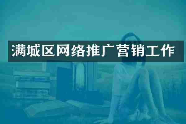 满城区网络推广营销工作