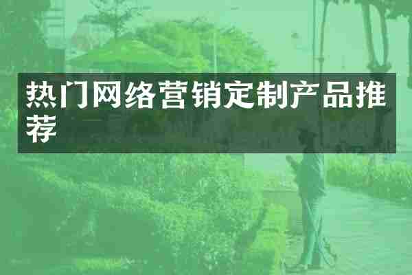热门网络营销定制产品推荐