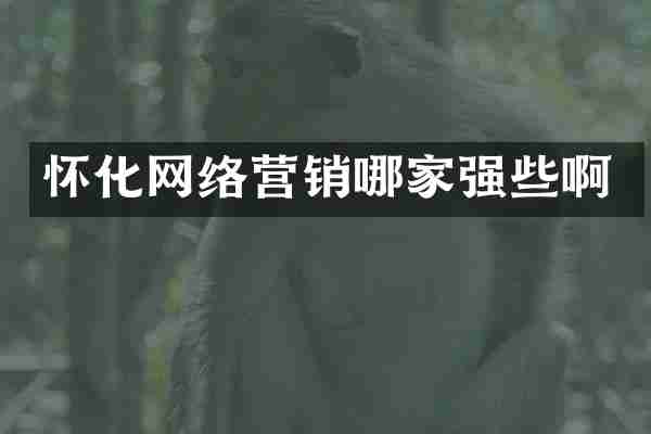怀化网络营销哪家强些啊