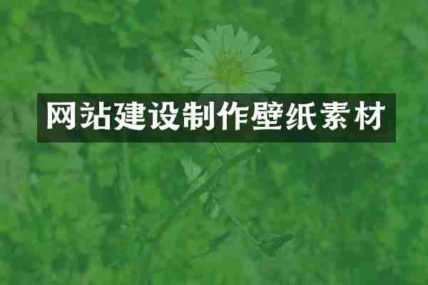 网站建设制作壁纸素材