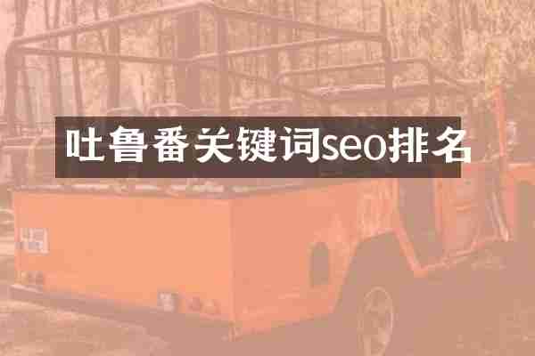 吐鲁番关键词seo排名