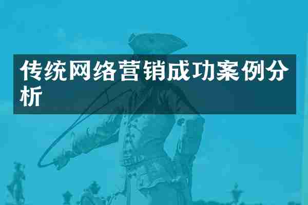 传统网络营销成功案例分析