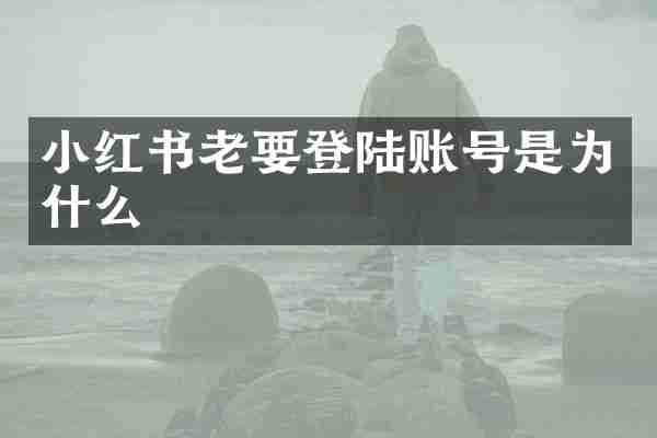 小红书老要登陆账号是为什么