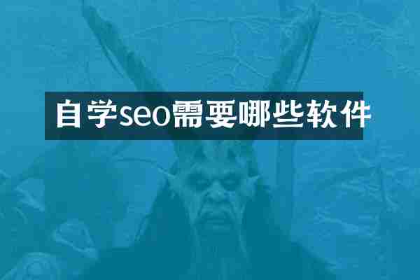自学seo需要哪些软件