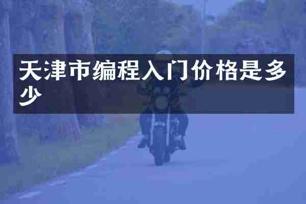 天津市编程入门价格是多少