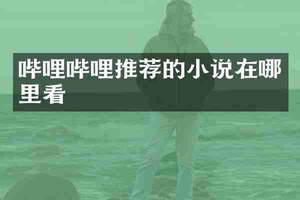 哔哩哔哩推荐的小说在哪里看