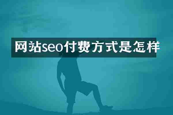 网站seo付费方式是怎样
