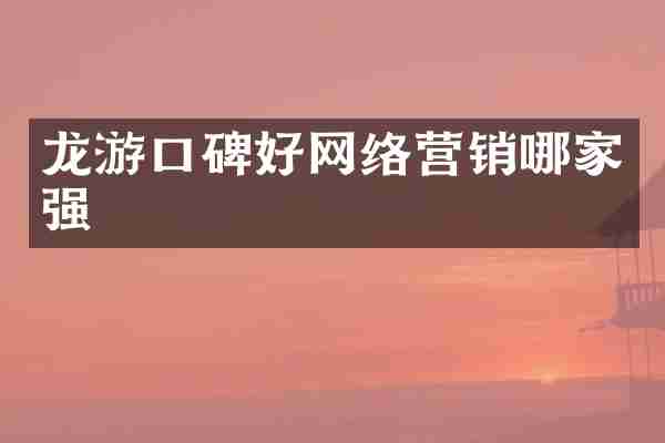 龙游口碑好网络营销哪家强