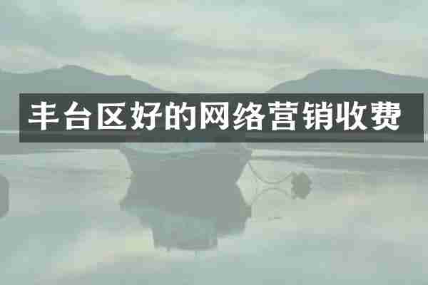 丰台区好的网络营销收费