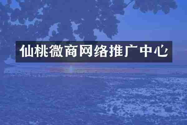 仙桃微商网络推广中心