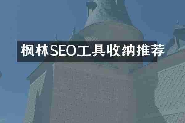 枫林SEO工具收纳推荐