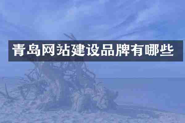 青岛网站建设品牌有哪些