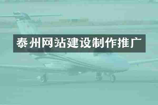 泰州网站建设制作推广