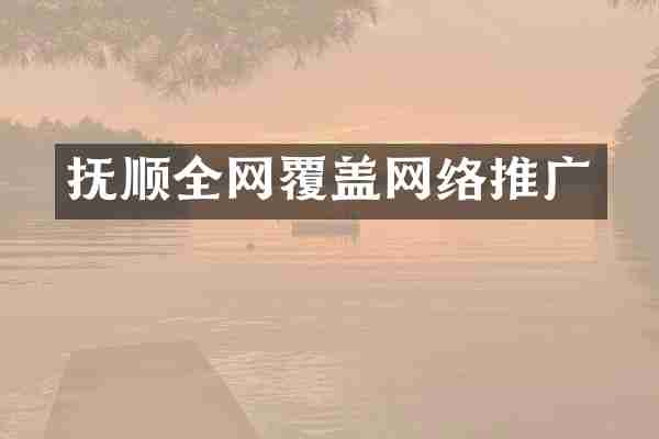 抚顺全网覆盖网络推广