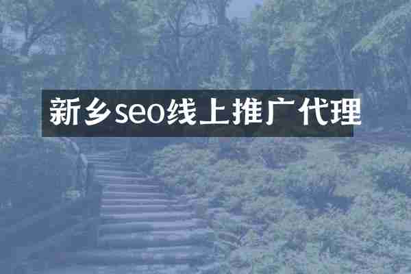 新乡seo线上推广代理