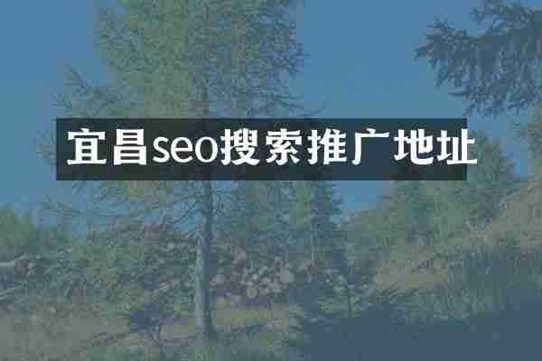 宜昌seo搜索推广地址