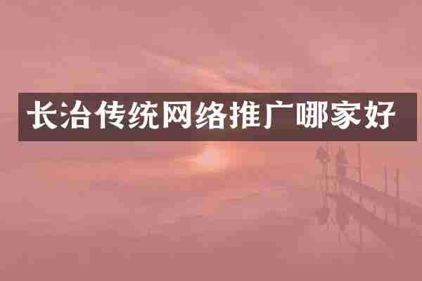 长治传统网络推广哪家好