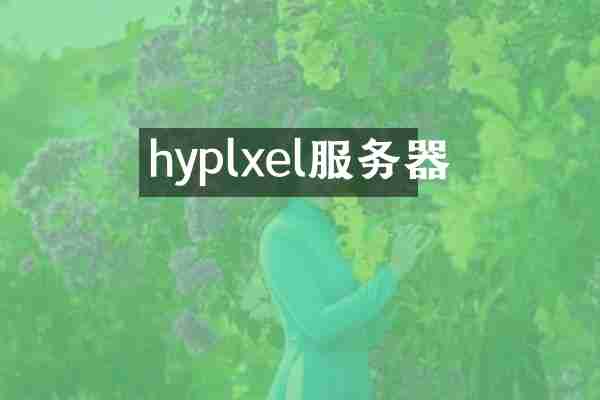 hyplxel服务器