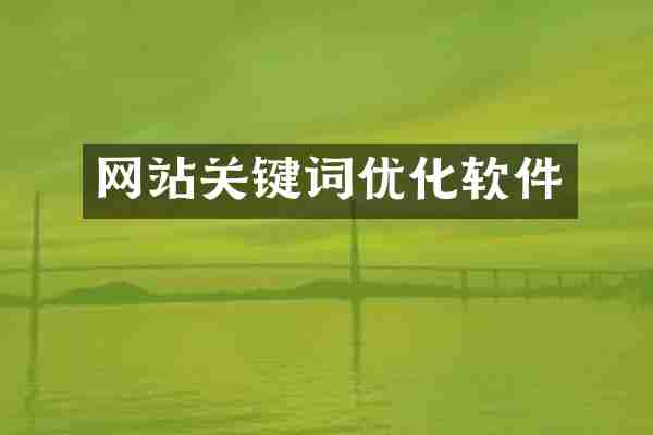 网站关键词优化软件