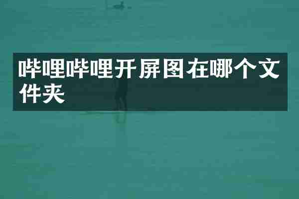 哔哩哔哩开屏图在哪个文件夹