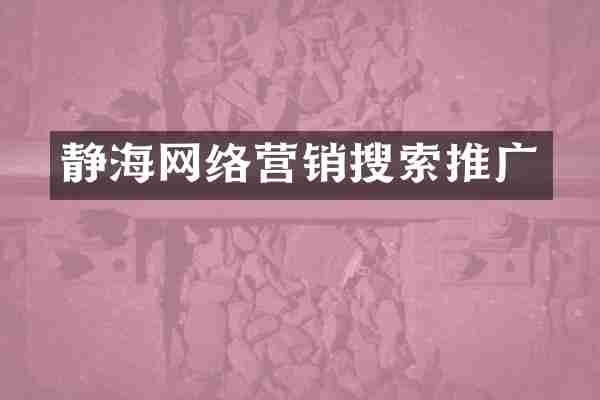 静海网络营销搜索推广