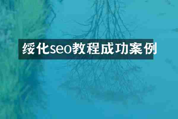 绥化seo教程成功案例