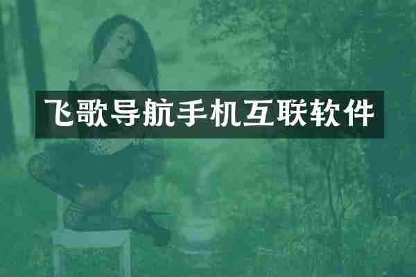 飞歌导航手机互联软件