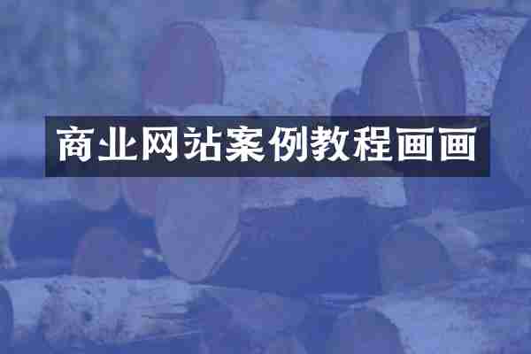 商业网站案例教程画画