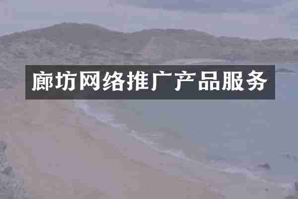 廊坊网络推广产品服务