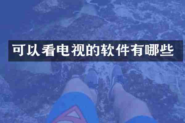 可以看电视的软件有哪些