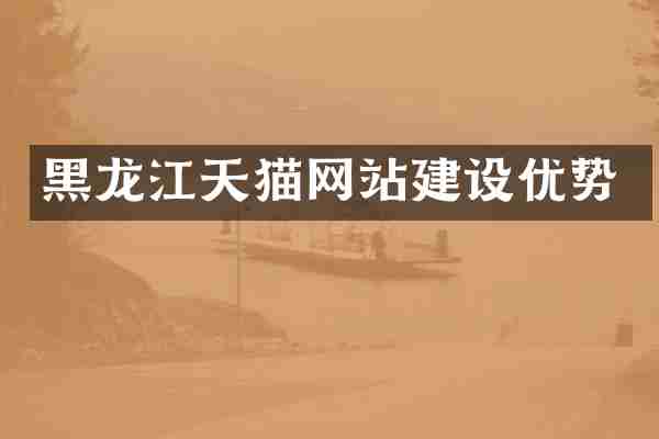 黑龙江天猫网站建设优势