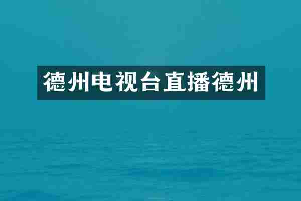 德州电视台直播德州