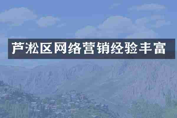 芦淞区网络营销经验丰富
