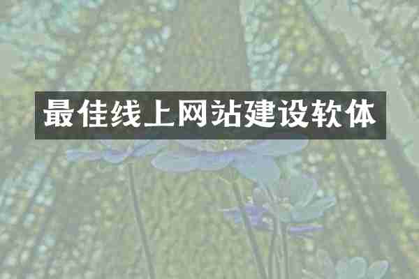 最佳线上网站建设软体