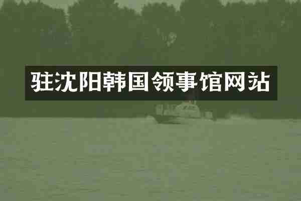驻沈阳韩国领事馆网站