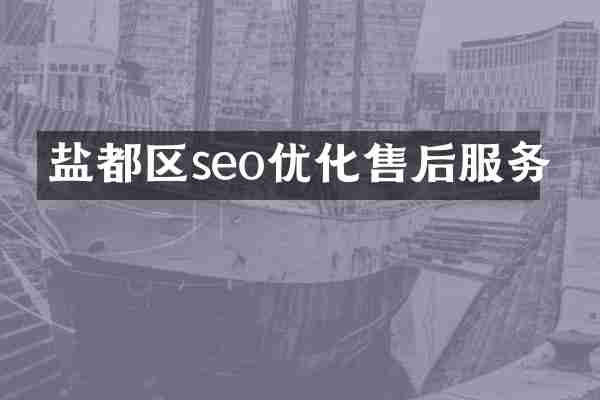 盐都区seo优化售后服务