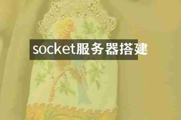 socket服务器搭建