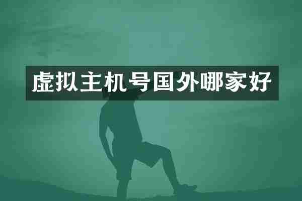 虚拟主机号国外哪家好