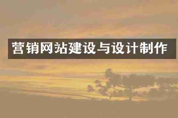 营销网站建设与设计制作