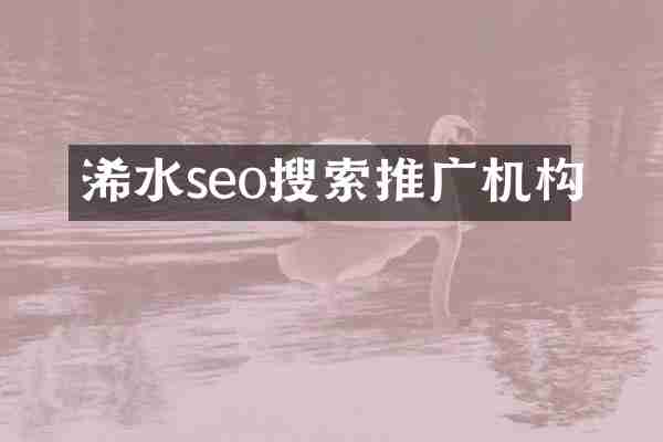 浠水seo搜索推广机构