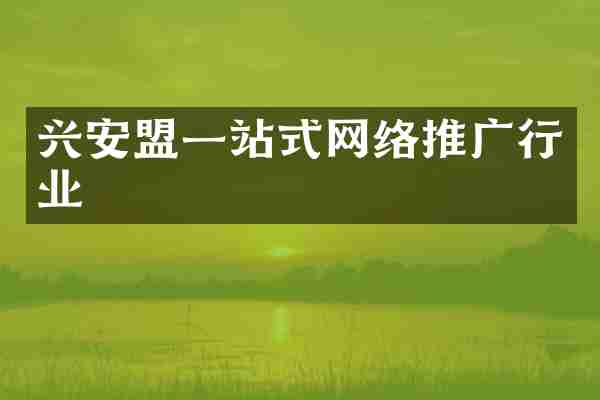 兴安盟一站式网络推广行业