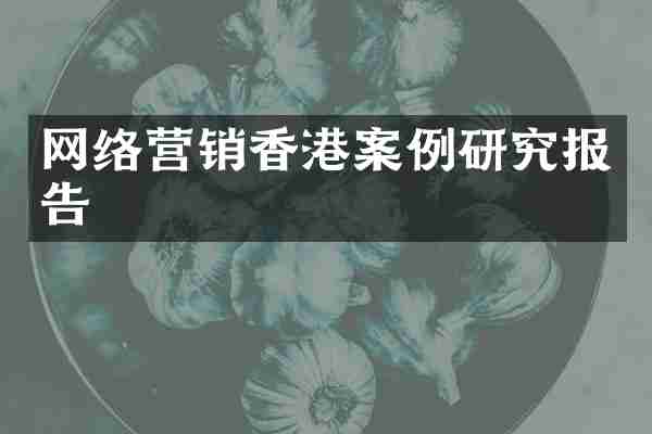网络营销香港案例研究报告