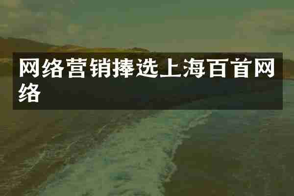 网络营销捧选上海百首网络