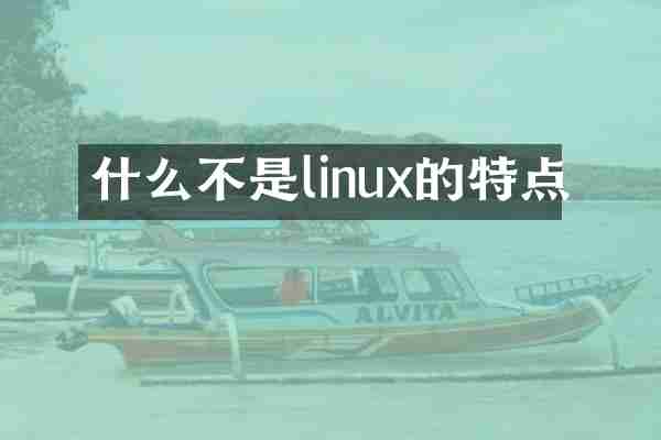 什么不是linux的特点