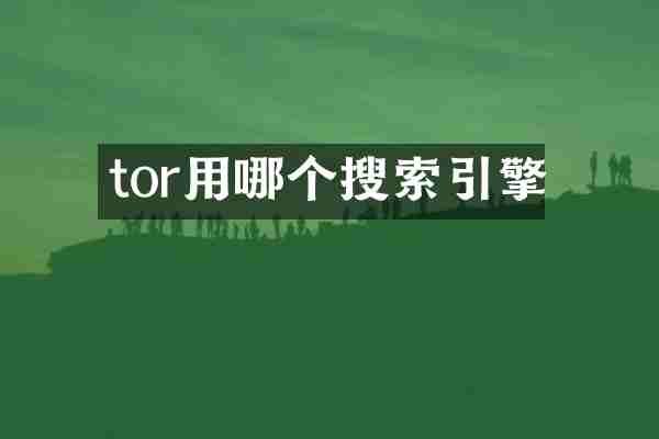 tor用哪个搜索引擎
